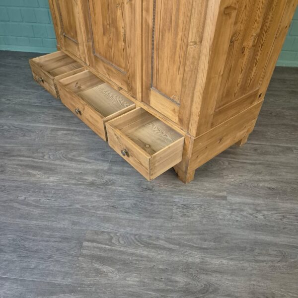 Schrank Kleiderschrank Jugendstil 1900 Kiefer – Bild 9
