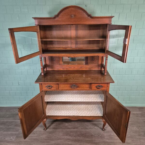 Buffetschrank Schrank Jugendstil 1920 Eiche – Bild 13