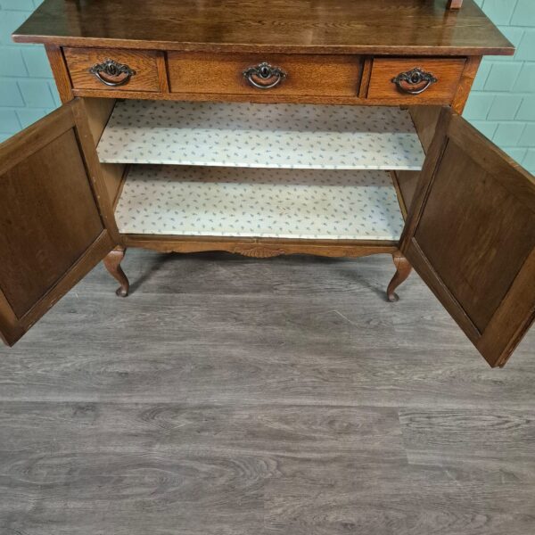Buffetschrank Schrank Jugendstil 1920 Eiche – Bild 14
