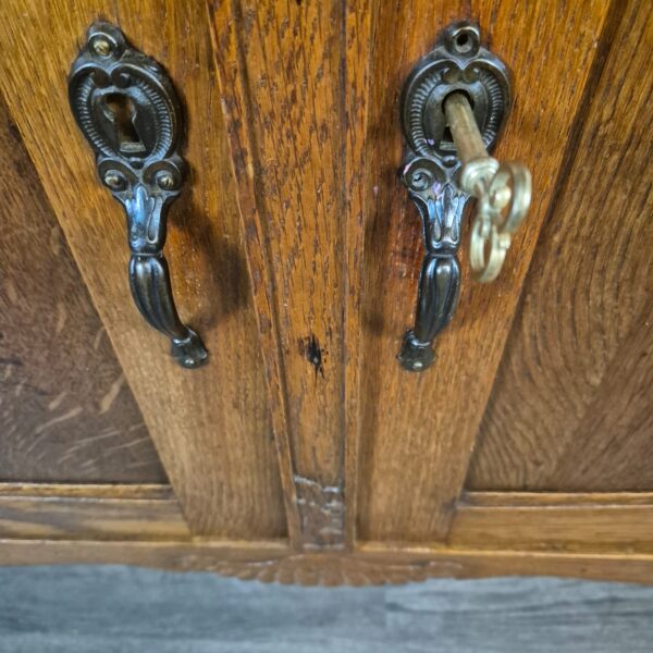 Buffetschrank Schrank Jugendstil 1920 Eiche – Bild 5