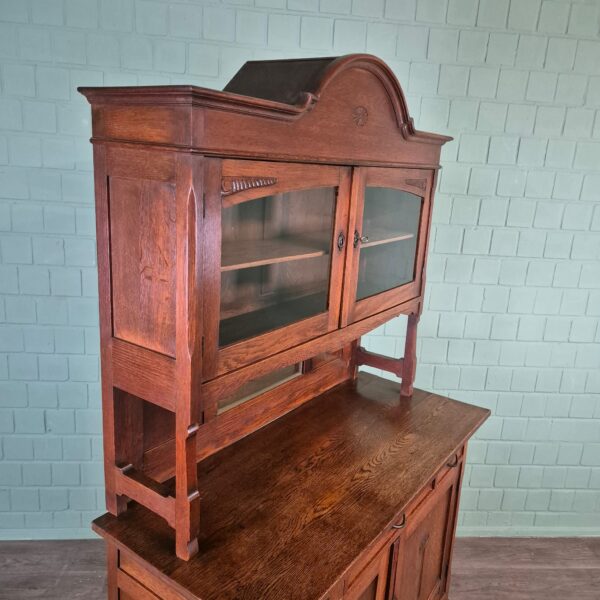Buffetschrank Schrank Jugendstil 1920 Eiche – Bild 3