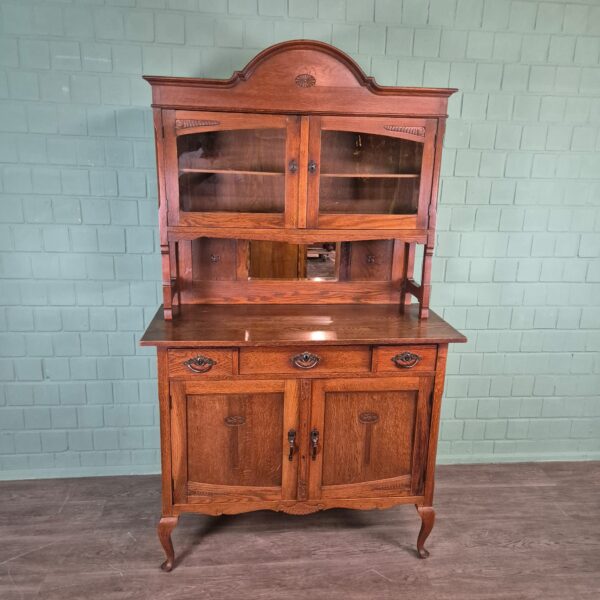 Buffetschrank Schrank Jugendstil 1920 Eiche – Bild 2