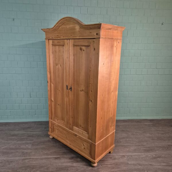 Schrank Kleiderschrank Jugendstil 1910 Kiefer – Bild 3