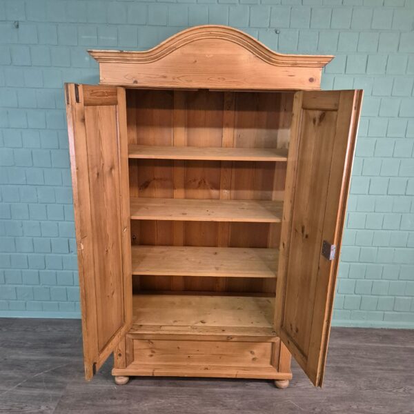Schrank Kleiderschrank Jugendstil 1910 Kiefer – Bild 6