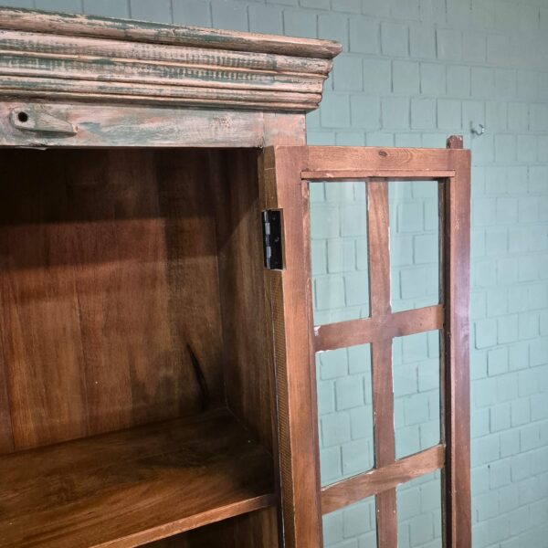 Vitrine Bücherschrank Massivholz 0,90 m – Bild 12