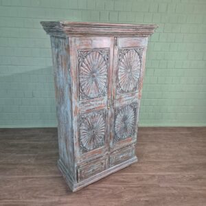 Schrank Massivholz Shabby-Chic 0,95 m