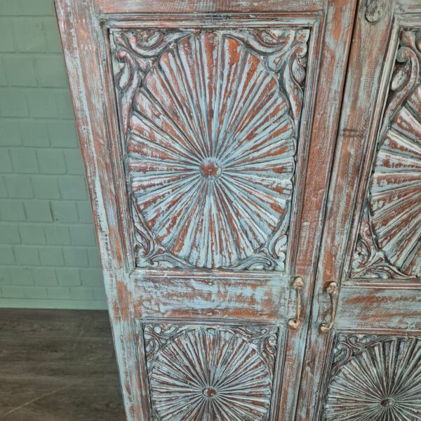 Schrank Massivholz Shabby-Chic 0,95 m – Bild 5
