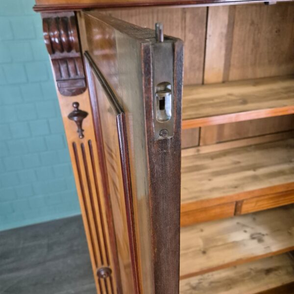 Kleiderschrank Schrank Gründerzeit 1880 Mahagoni – Bild 10
