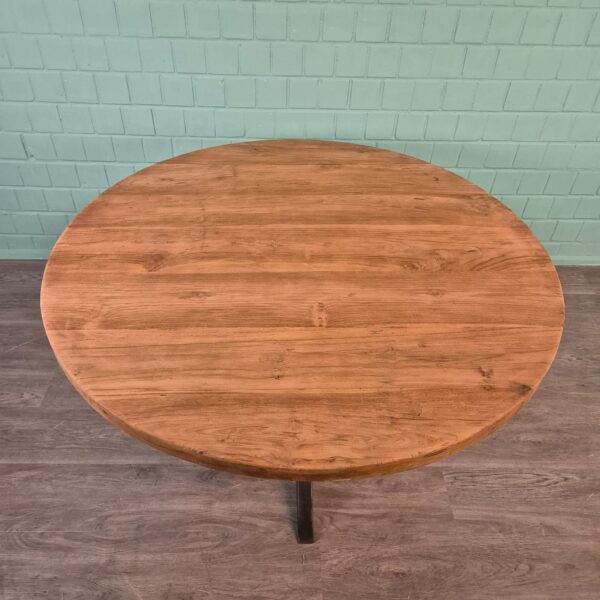 Esstisch Tisch Teakholz Ø 1,40 m – Bild 2