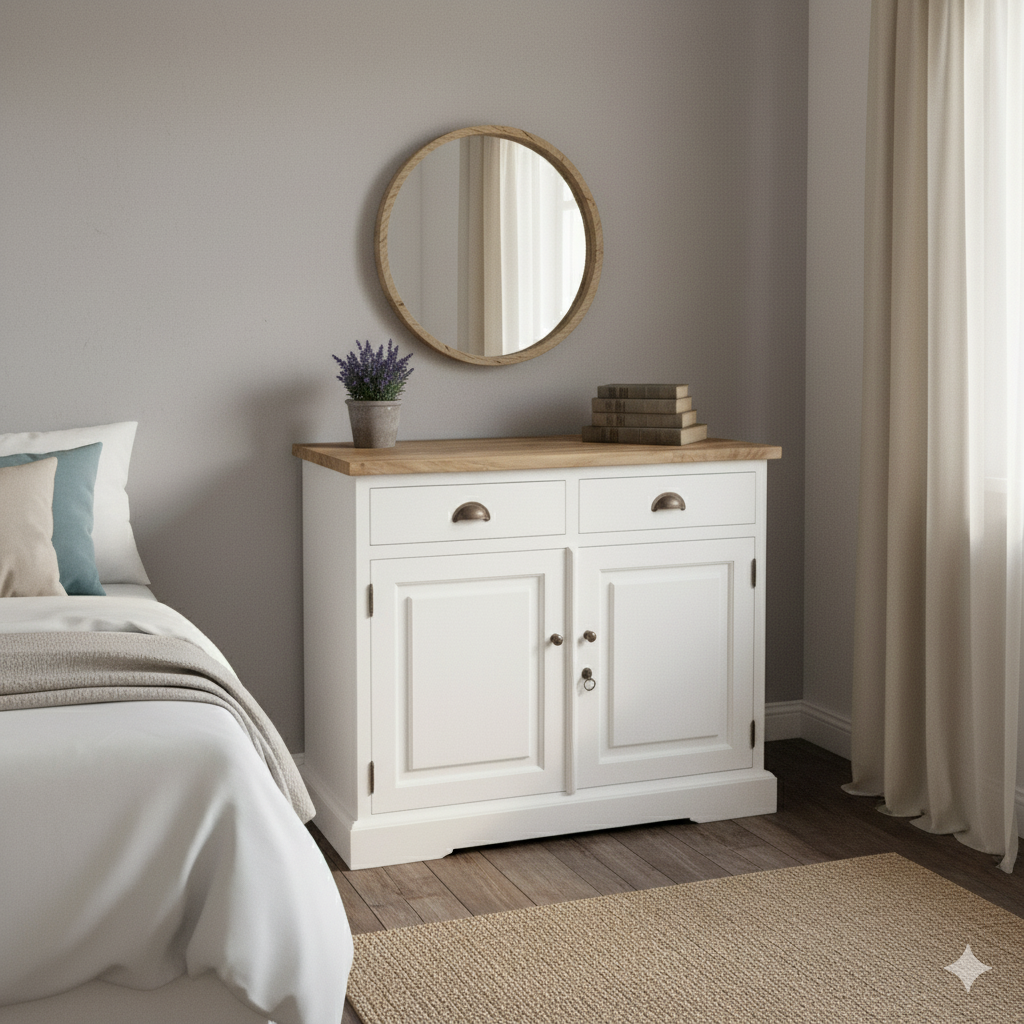 Anrichte Sideboard Teakholz 1,00 m – Bild 2