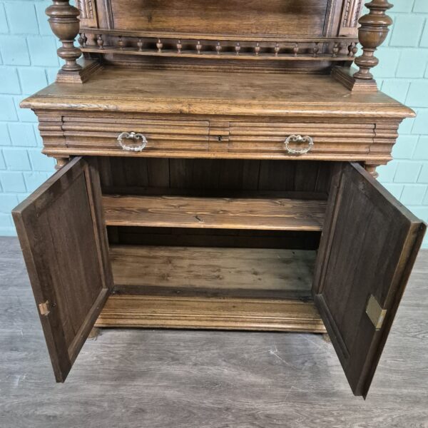 Buffetschrank Schrank Gründerzeit 1880 Eiche – Bild 13