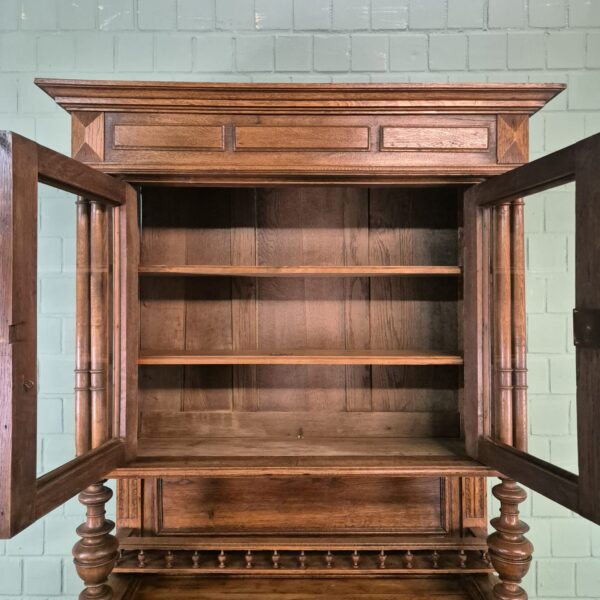 Buffetschrank Schrank Gründerzeit 1880 Eiche – Bild 11