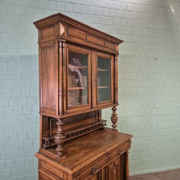 Buffetschrank Schrank Gründerzeit 1880 Eiche – Bild 3