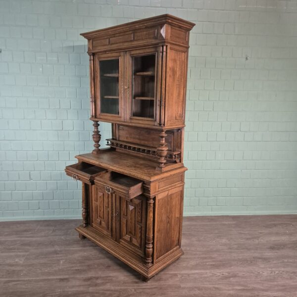 Buffetschrank Schrank Gründerzeit 1880 Eiche – Bild 14