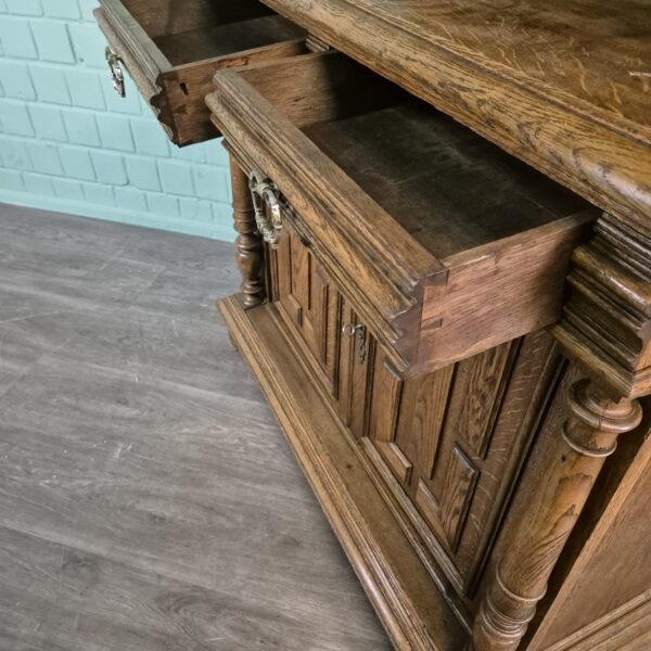 Buffetschrank Schrank Gründerzeit 1880 Eiche – Bild 15