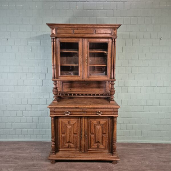 Buffetschrank Schrank Gründerzeit 1880 Eiche – Bild 2