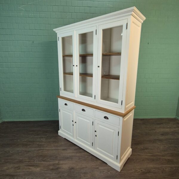 Vitrine Geschirrschrank Teakholz 1,54 m – Bild 3