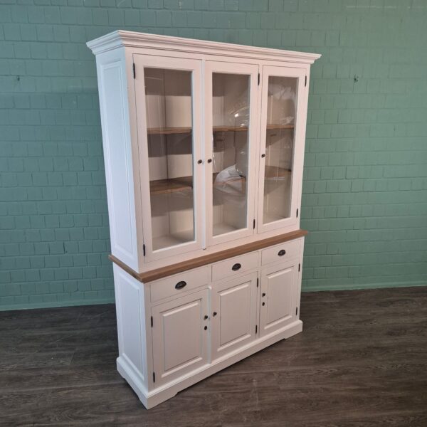 Vitrine Geschirrschrank Teakholz 1,54 m