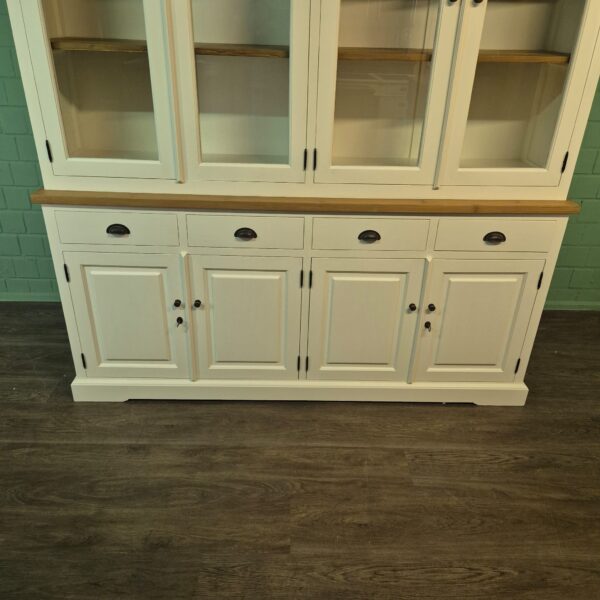 Vitrine Geschirrschrank Teakholz 2,00 m – Bild 5