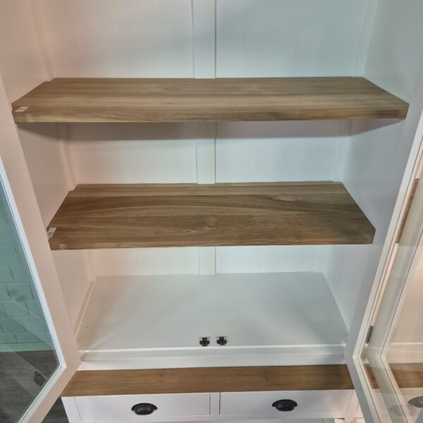 Vitrine Geschirrschrank Teakholz 2,00 m – Bild 12