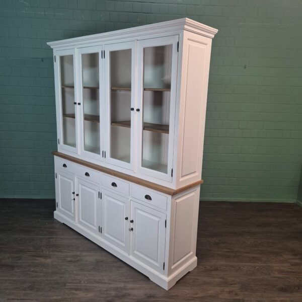 Vitrine Geschirrschrank Teakholz 2,00 m – Bild 5