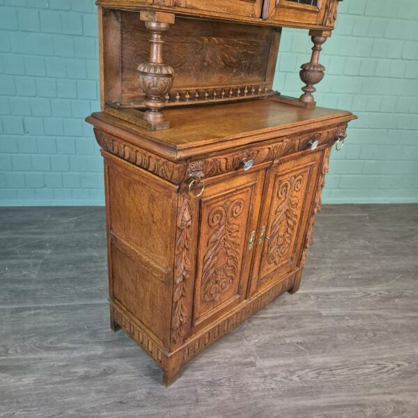 Buffetschrank Schrank Gründerzeit 1880 Eiche – Bild 5
