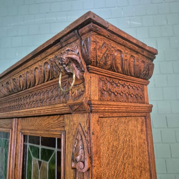 Buffetschrank Schrank Gründerzeit 1880 Eiche – Bild 7