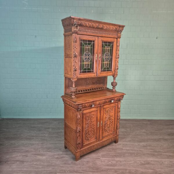 Buffetschrank Schrank Gründerzeit 1880 Eiche – Bild 3