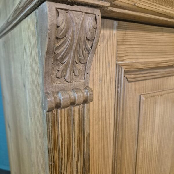 Schrank Kleiderschrank Jugendstil 1900 Kiefer – Bild 5
