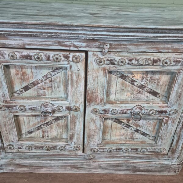 Sideboard Anrichte Teakholz 2,72 m – Bild 8