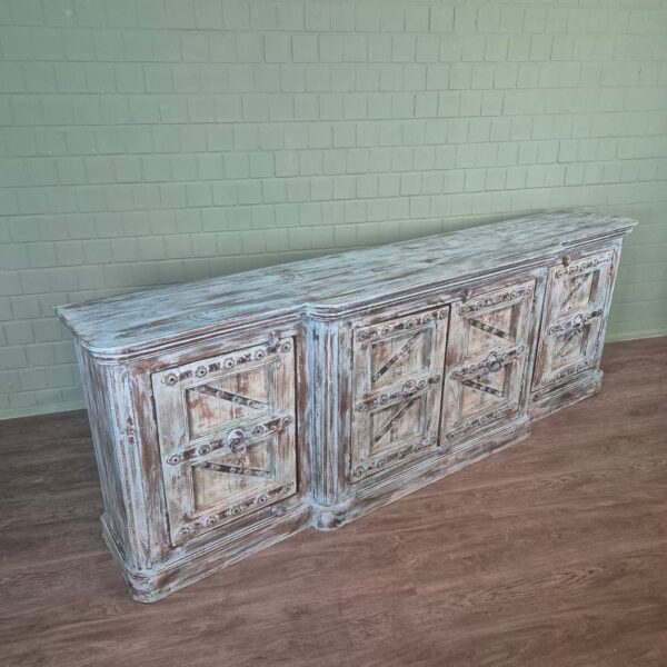Sideboard Anrichte Teakholz 2,72 m