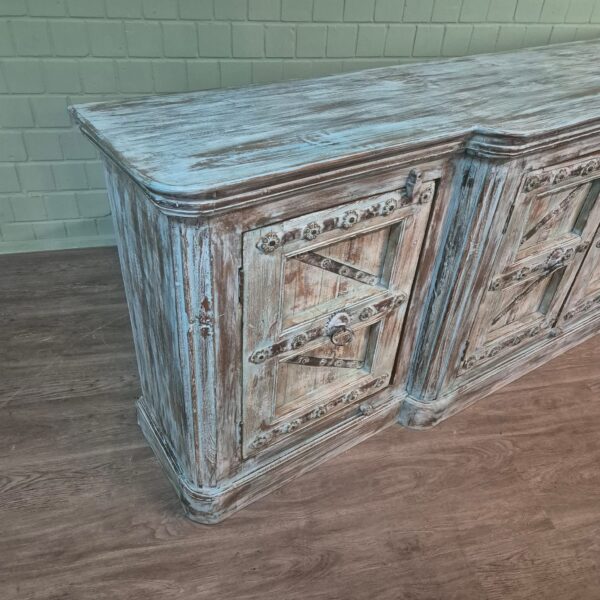 Sideboard Anrichte Teakholz 2,72 m – Bild 6