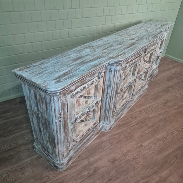 Sideboard Anrichte Teakholz 2,72 m – Bild 4