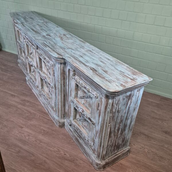 Sideboard Anrichte Teakholz 2,72 m – Bild 12