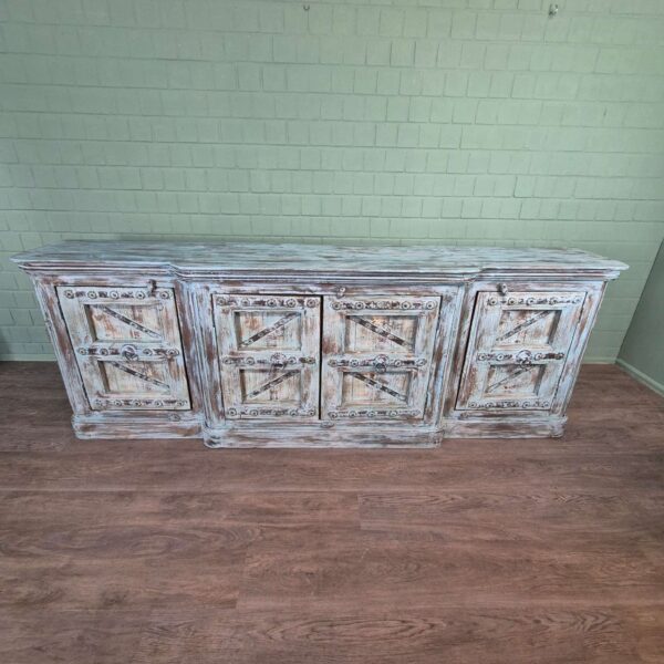 Sideboard Anrichte Teakholz 2,72 m – Bild 2