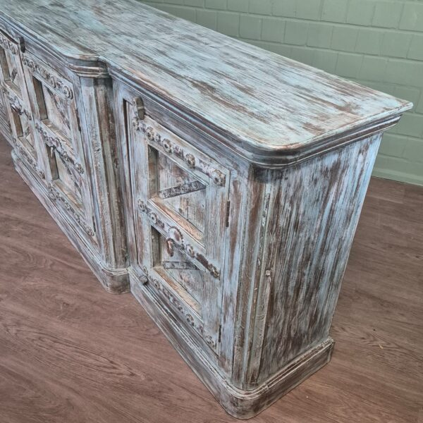 Sideboard Anrichte Teakholz 2,72 m – Bild 11