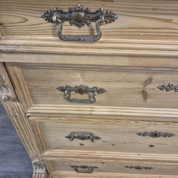 Kommode Gründerzeit 1880 Kiefer – Bild 6