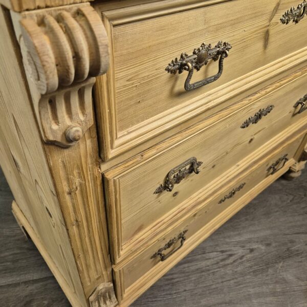 Kommode Gründerzeit 1880 Kiefer – Bild 5
