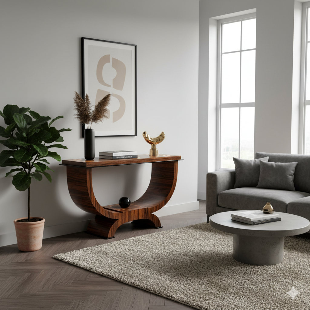 Wandtisch Sideboard Nussbaum 1,22 m – Bild 2