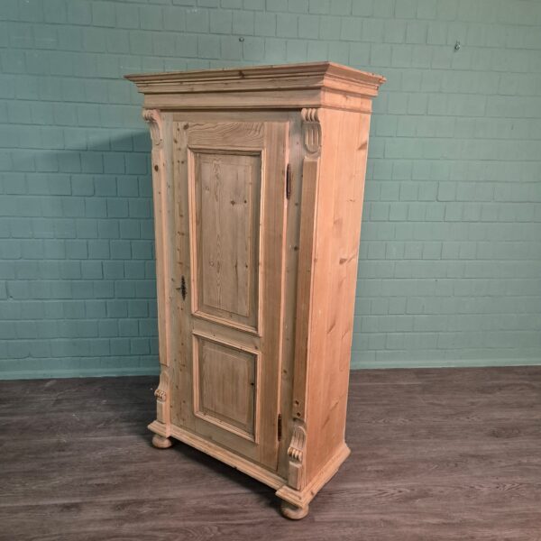 Schrank Kleiderschrank Gründerzeit 1880 Kiefer – Bild 3