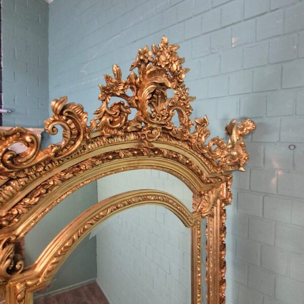 Spiegel Wandspiegel Barockstil Gold 1,36 m x 2,40 m – Bild 7
