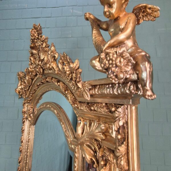 Spiegel Wandspiegel Barockstil Gold 1,36 m x 2,40 m – Bild 16