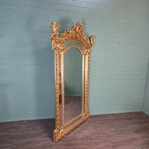 Spiegel Wandspiegel Barockstil Gold 1,36 m x 2,40 m