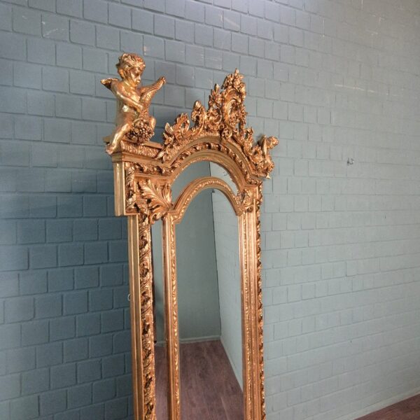 Spiegel Wandspiegel Barockstil Gold 1,36 m x 2,40 m – Bild 4