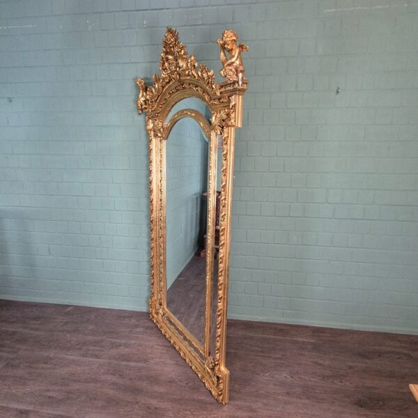 Spiegel Wandspiegel Barockstil Gold 1,36 m x 2,40 m – Bild 3