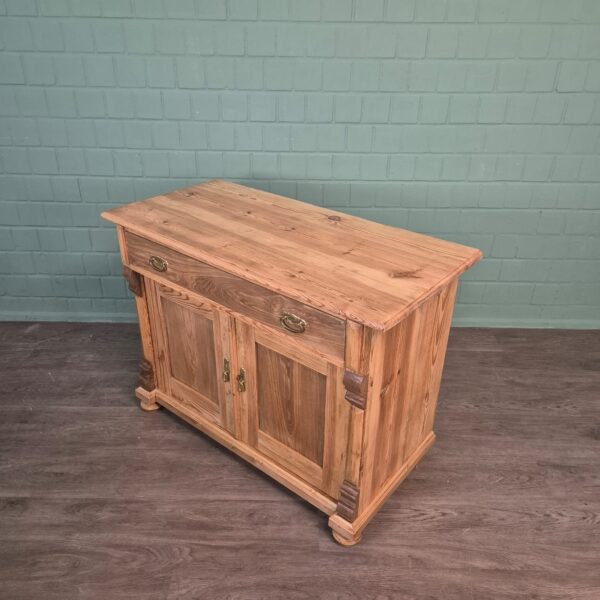 Anrichte Halbschrank Jugendstil 1900 Kiefer – Bild 3
