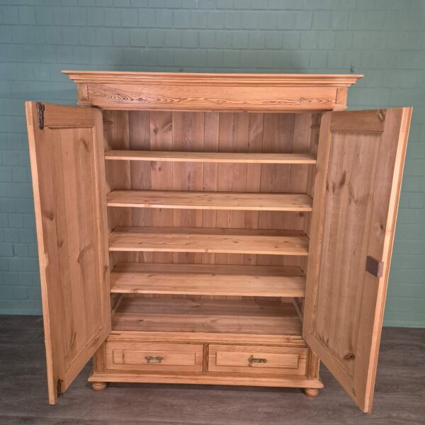 Schrank Kleiderschrank Jugendstil 1900 Kiefer – Bild 9