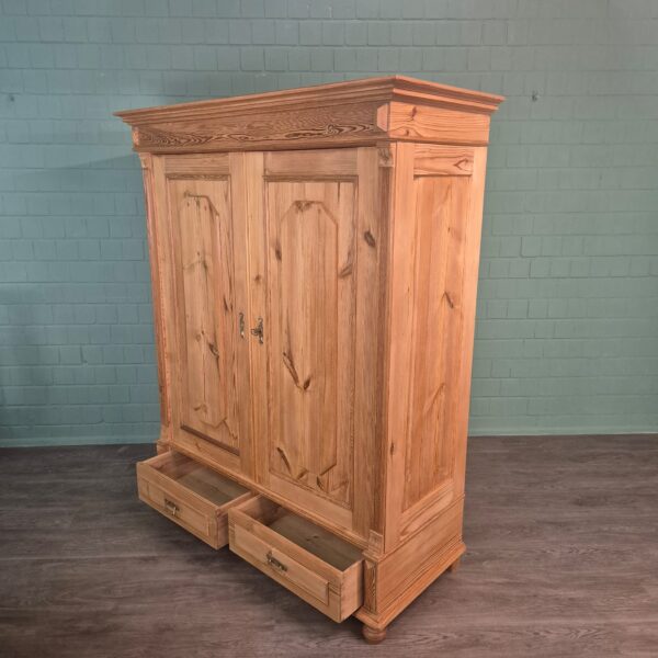Schrank Kleiderschrank Jugendstil 1900 Kiefer – Bild 15