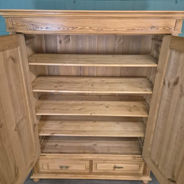 Schrank Kleiderschrank Jugendstil 1900 Kiefer – Bild 13