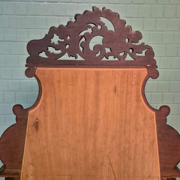 Aufsatzschrank Schrank Louis Philippe 1860 Mahagoni – Bild 10
